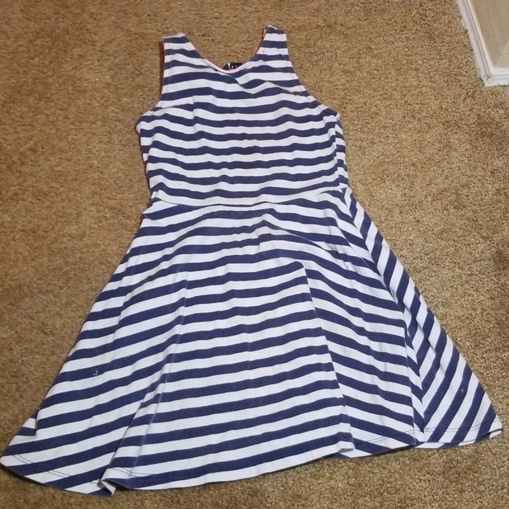 A striped toddler dress